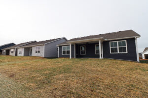 Rear view of the craftsmen new construction home | Homes in Southern Indiana