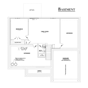 Winnipeg Floor Plan_Basement | Homes in Southern Indiana