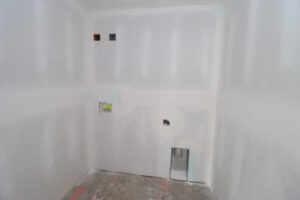 laundry room of new home under construction at 1198 Plantation Way in Jeffersonville Indiana by Premier Homes